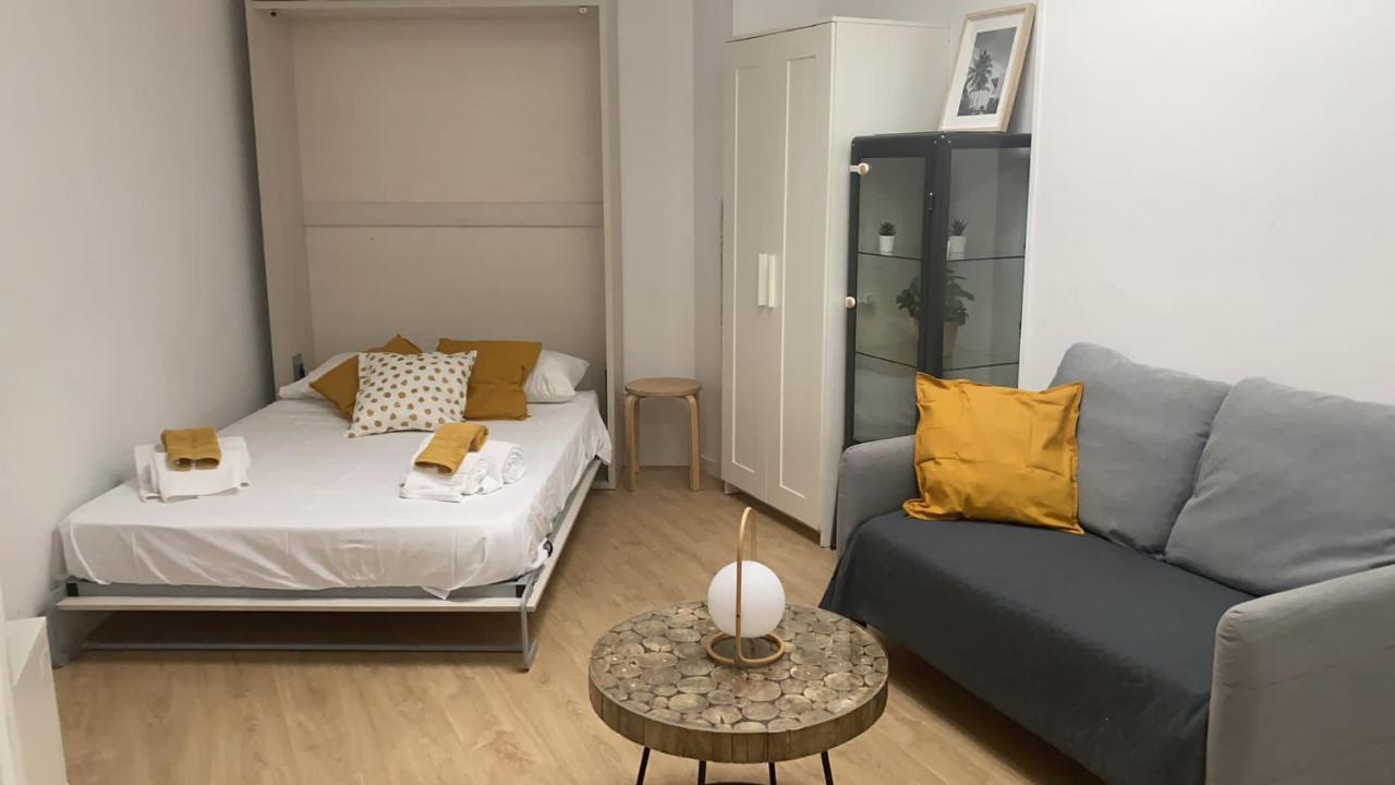 Apartamento Bonito Estudio Con Terraza Madrid Exterior foto